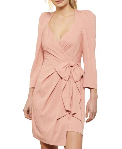 Women's Mini Faux-Wrap Dress