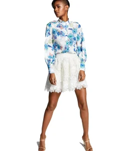 Women's Misa Hylton for INC Eyelet Skirt