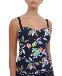 Women's Monaco Printed D-Cup Tankini Top