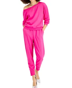 Women's Off-The-Shoulder Sweatshirt