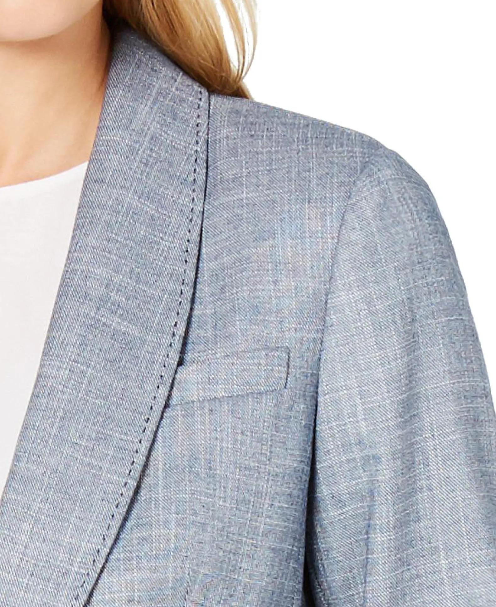 Women's One-Button Shawl-Collar Blazer