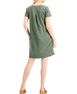 Women's One-Pocket T-Shirt Dress