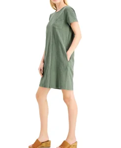 Women's One-Pocket T-Shirt Dress