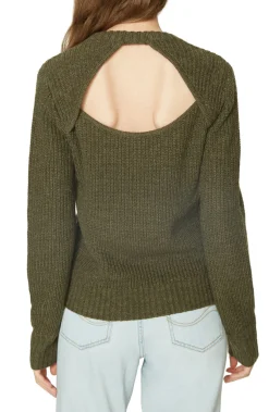 Women's Open Back Sweater