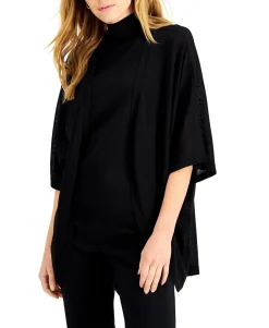 Women's Open-Front Cape Cardigan