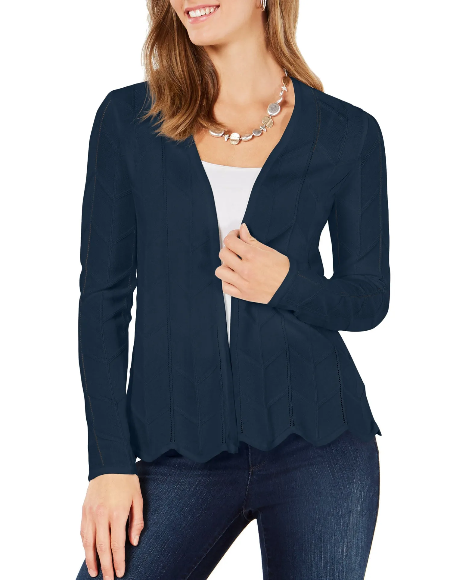 Women's Open-Front Cardigan