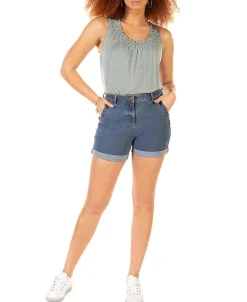 Women's Origami Pleated Tank