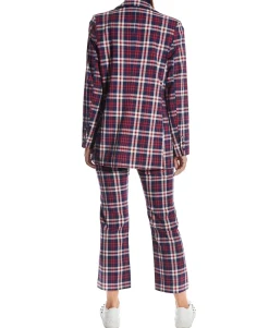 Women's Oversized Plaid Blazer