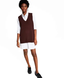 Women's Oversized Sweater Vest