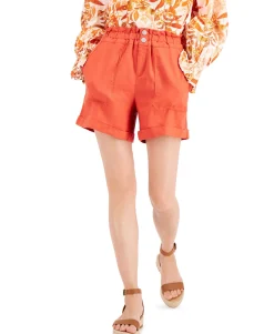 Women's Paperbag-Waist Shorts