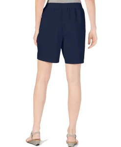 Women's Petite Cotton Pull-On Shorts
