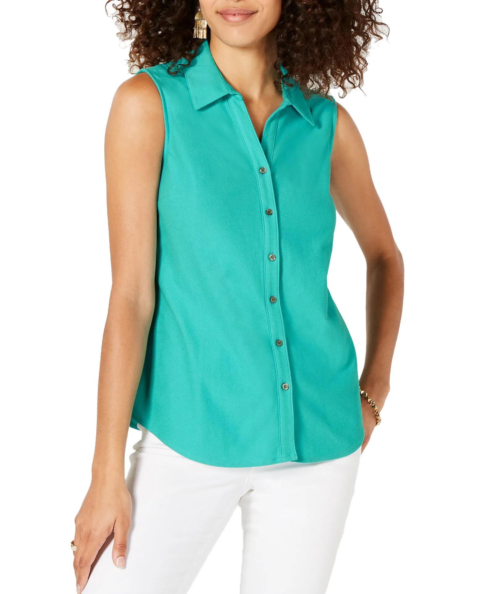 Women's Petite Cotton Shirt