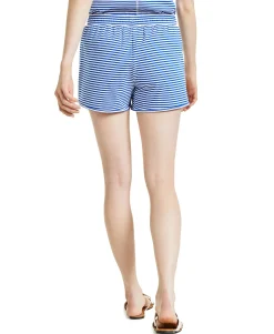 Women's Petite Cotton Striped Shorts