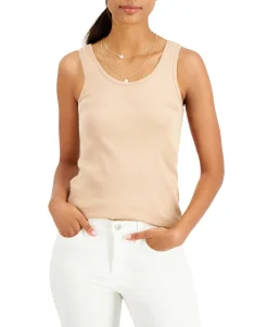 Women's Petite Cotton Tank Top