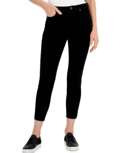 Women's Petite Curvy-Fit Corduroy Skinny Pants