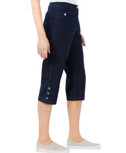 Women's Petite Denim Capri Pants