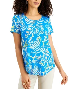 Women's Petite Fiona Printed Top