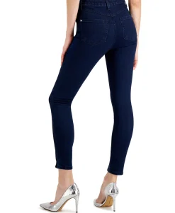 Women's Petite Front-Slit Skinny Jeans
