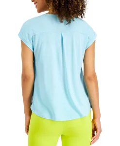 Women's Petite Graphic-Print Cuffed T-Shirt