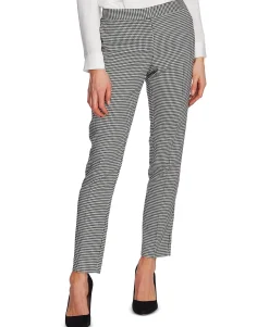 Women's Petite Houndstooth Ankle Pants