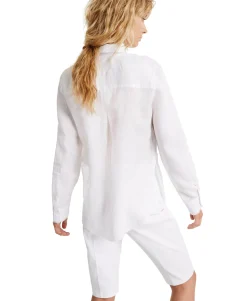 Women's Petite Linen Shirt