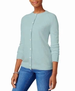 Women's Petite Luxsoft Button Cardigan