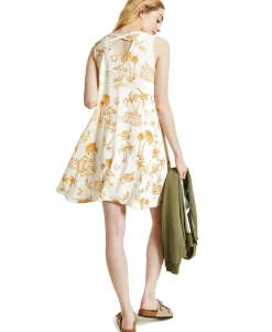 Women's Petite Printed Dress