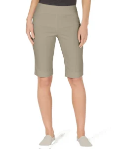 Women's Petite Pull-On Bermuda Shorts