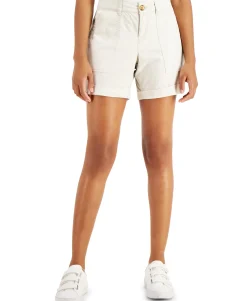 Women's Petite Roll-Cuffed Shorts