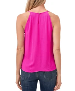 Women's Petite Sleeveless Halter Top