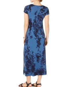 Women's Petite Tie Dye Maxi Dress