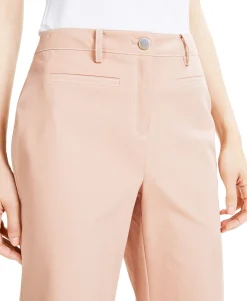 Women's Petite Wide-Leg Cropped Pants