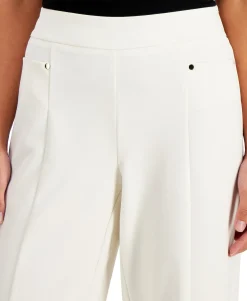Women's Petite Wide-Leg Pants