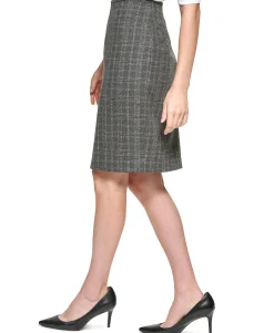 Women's Plaid Pencil Skirt