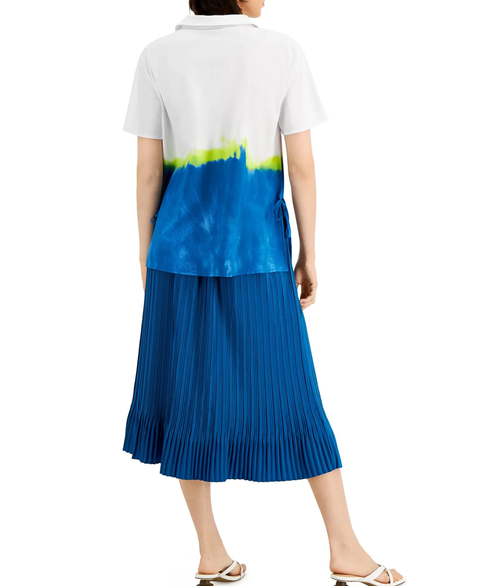 Women's Pleated Midi Skirt