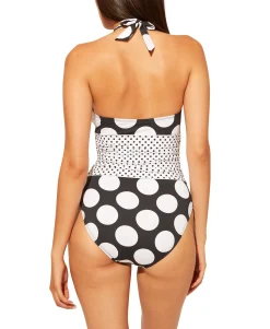 Women's Plunge Printed One-Piece Swimsuit