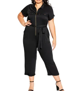 Women's Plus Boiler Suit Jumpsuit