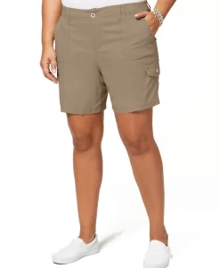 Women's Plus Cargo Shorts