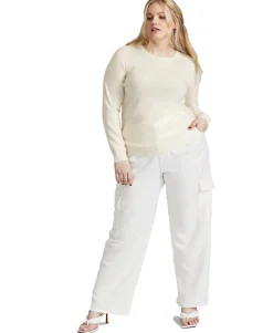 Women's Plus Cashmere Crewneck Sweater