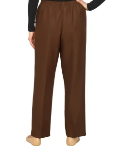 Women's Plus Classic Pull-On Straight-Leg Pants