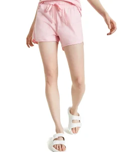 Women's Plus Cotton Cutaway Drawstring Shorts