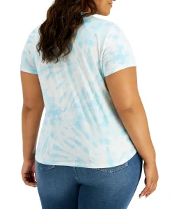 Women's Plus Cotton Graphic-Print T-Shirt