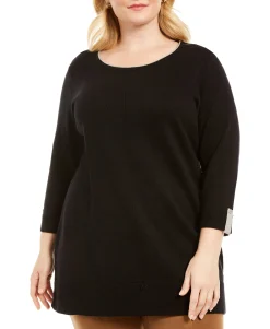 Women's Plus Cotton Roll-Neck Sweater