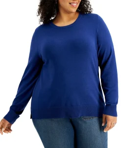 Women's Plus Crewneck Sweater