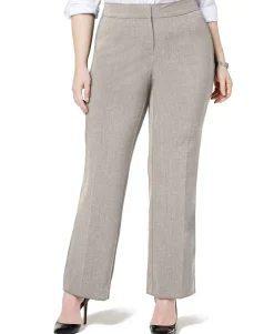 Women's Plus Curvy-Fit Straight-Leg Pants