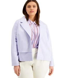 Women's Plus Front-Detail Jacket