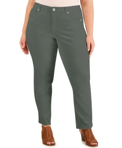 Women's Plus High-Rise Straight Jeans