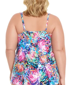 Women's Plus Magnolia Tankini Top
