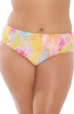 Women's Plus Mamba Snake Printed Bikini Bottoms
