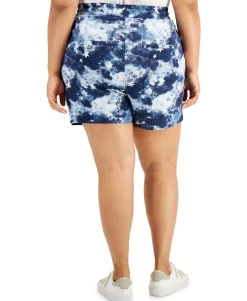 Women's Plus Printed Shorts